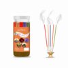 Kalawid Incense Sticks - Agarbatti - Fragrance Sticks - Combo of 5 Bharatvasi, Fantasiya, Lavender, Kewada, Gugal 250 Incense Sticks, Pooja Items Spiritual (250, Set of 1)