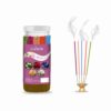 Kalawid Incense Sticks - Agarbatti - Fragrance Sticks - Combo of 5 Fragrances  Mogra, Rose, Royal, Melon, Ratrani 250 Incense Sticks, Pooja Items Spiritual (250, Set of 1)